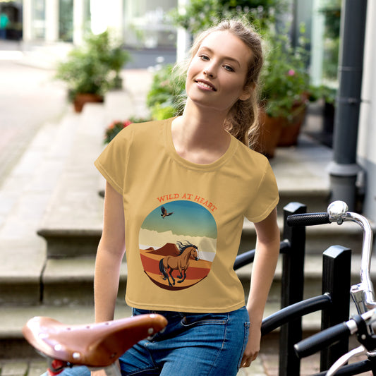 Wild At Heart Crop Tee