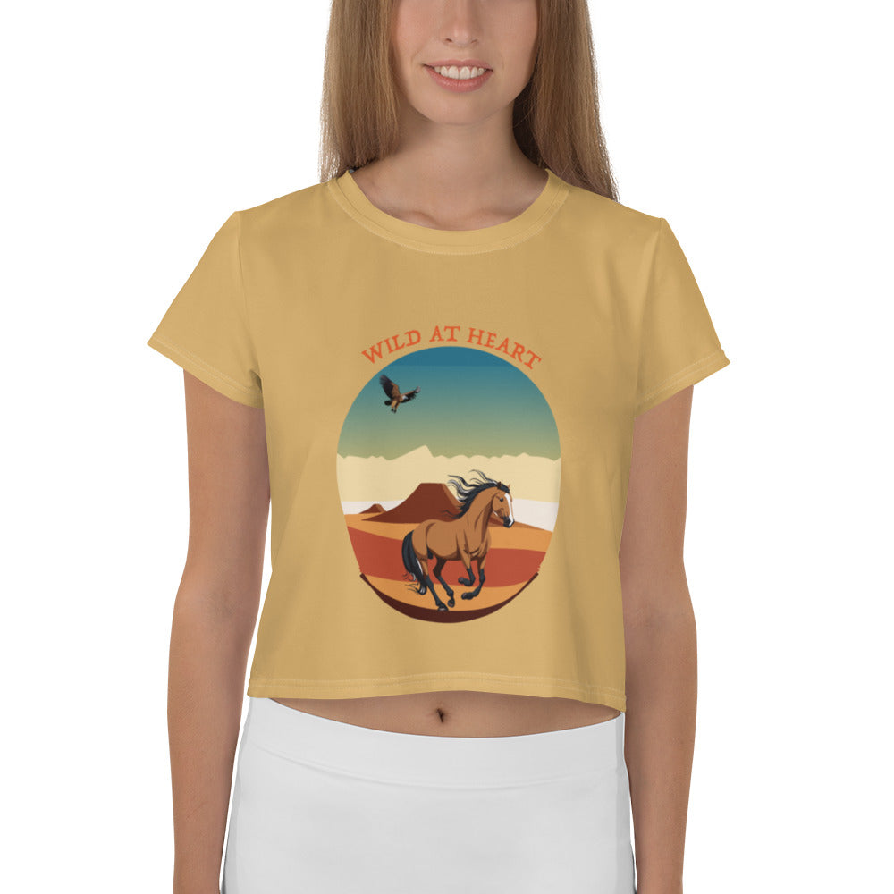 Wild At Heart Crop Tee