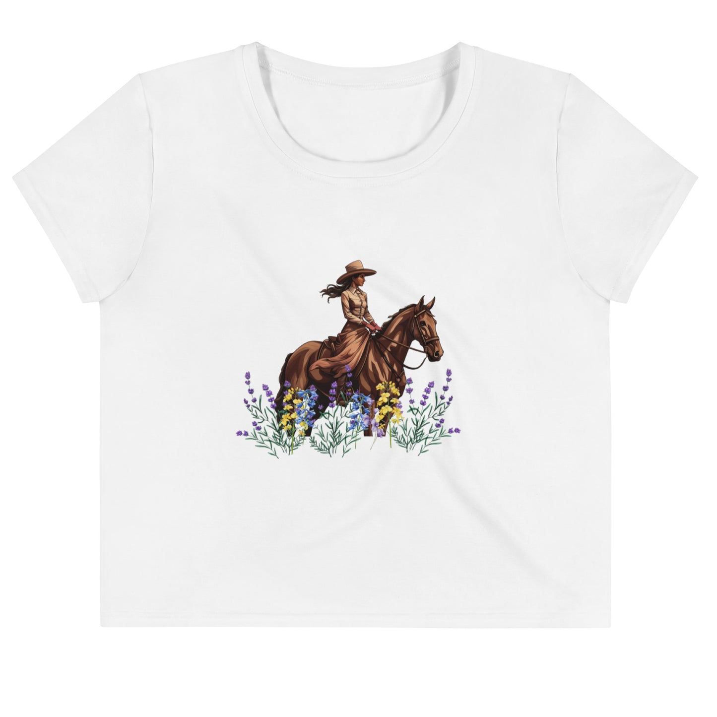 Wildflowers & Wild Horses Crop Tee