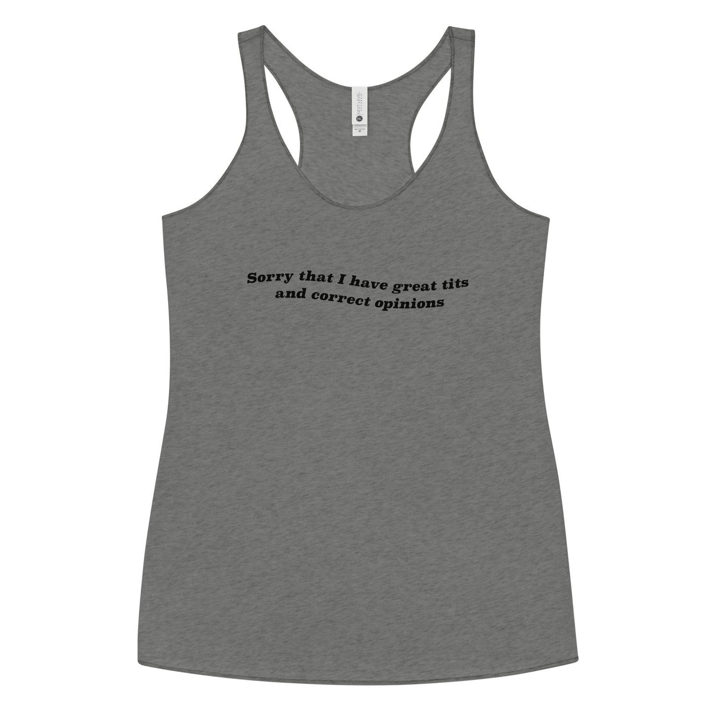 Great Tits & Correct Opinions Racerback